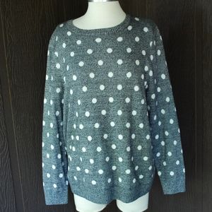 Charter Club Polka Dot Sweater EUC
